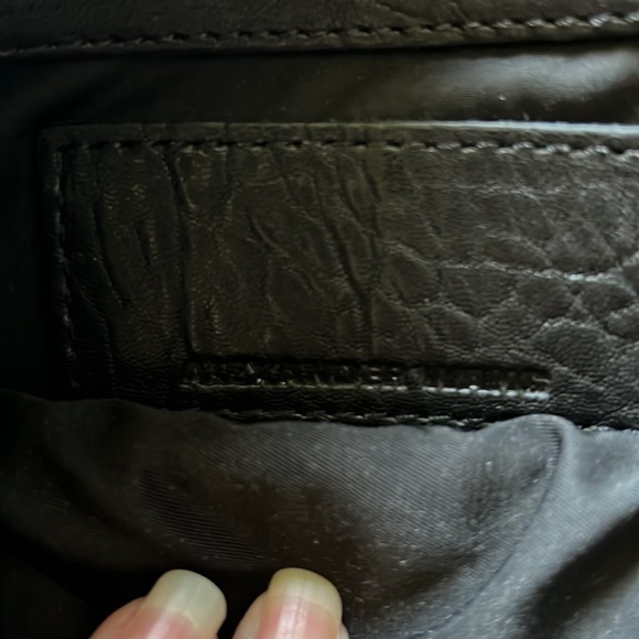 Designer Alexander wang black pebble leather dumbo clutch - Picture 4 of 12